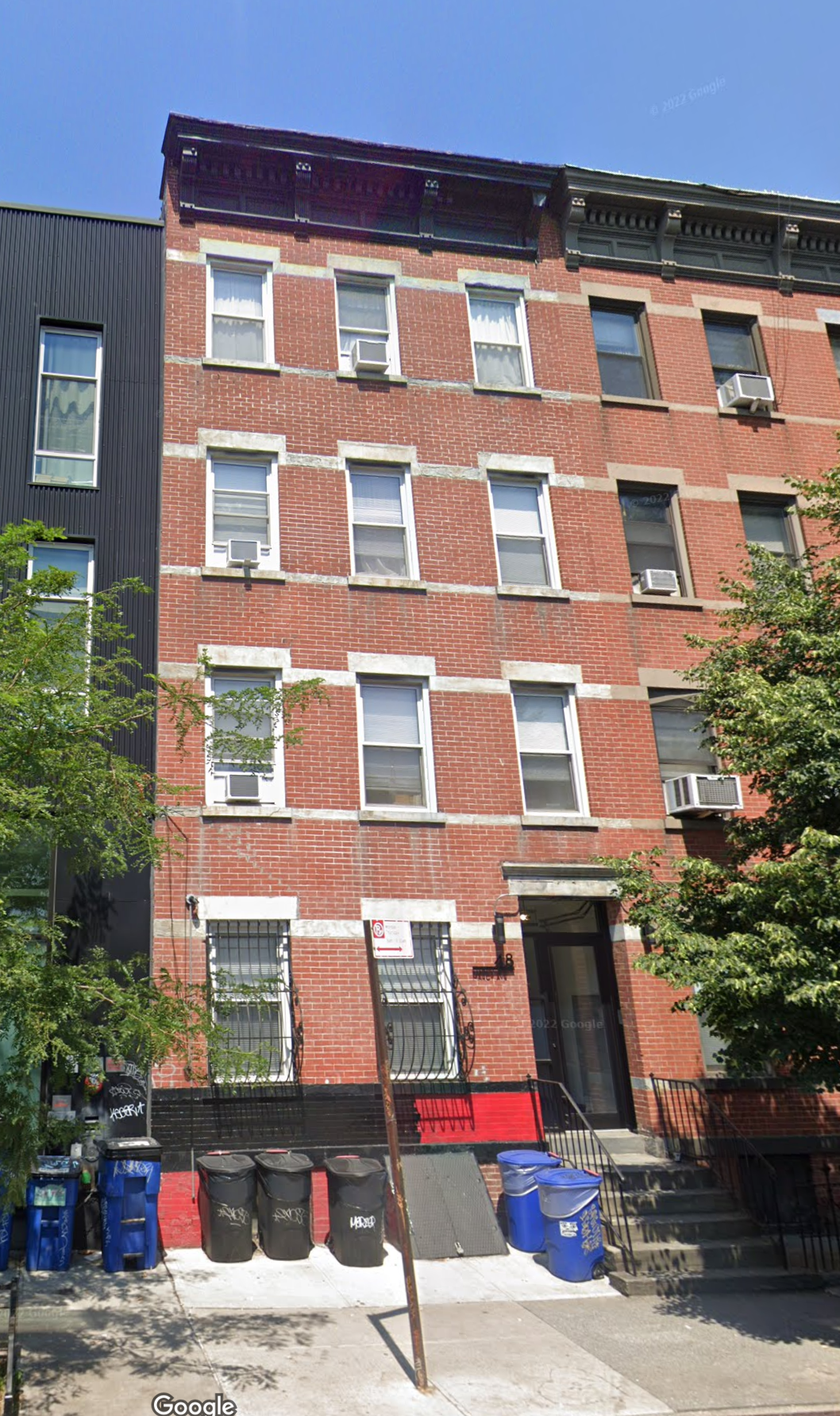 Apartment building on Marcy Ave, Brooklyn